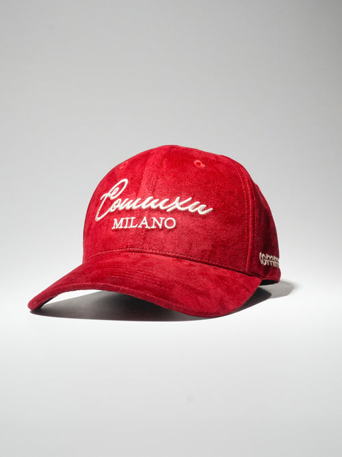 COMMXN Pace Hat, Milano, suede, front