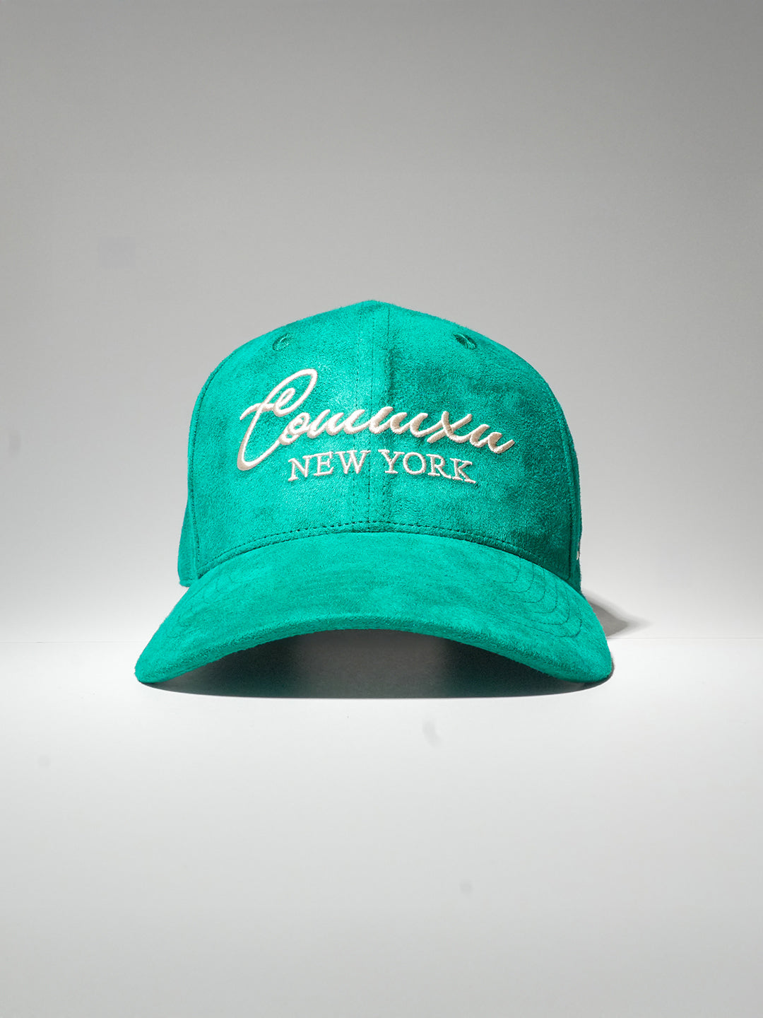 COMMXN Pace Hat, New York, suede, detail